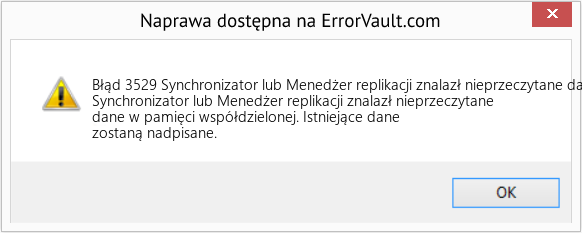 Fix Synchronizator lub Menedżer replikacji znalazł nieprzeczytane dane w pamięci współdzielonej (Error Błąd 3529)