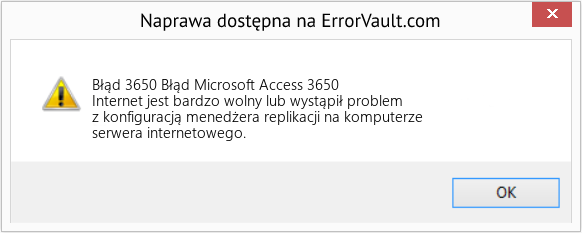 Pobierz Błąd <?php echo $number; ?> (Błąd Microsoft Access 3650) Narzędzie naprawcze Fix Błąd Microsoft Access 3650 (Error Błąd 3650)