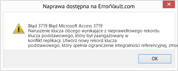 Pobierz Błąd <?php echo $number; ?> (Błąd Microsoft Access 3719) Narzędzie naprawcze Fix Błąd Microsoft Access 3719 (Error Błąd 3719)