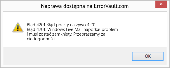Fix Błąd poczty na żywo 4201 (Error Błąd 4201)