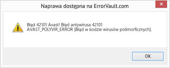 Fix Avast! Błąd antywirusa 42101 (Error Błąd 42101)