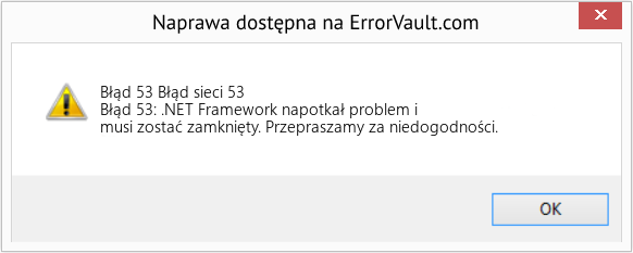 Fix Błąd sieci 53 (Error Błąd 53)