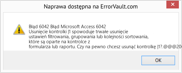 Fix Błąd Microsoft Access 6042 (Error Błąd 6042)