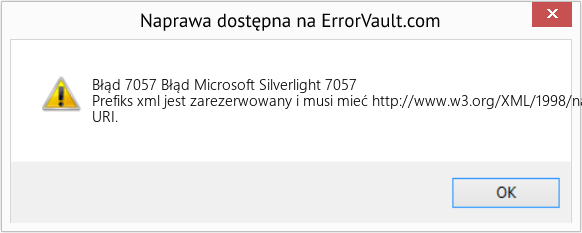 Fix Błąd Microsoft Silverlight 7057 (Error Błąd 7057)