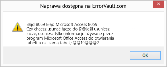 Pobierz Błąd <?php echo $number; ?> (Błąd Microsoft Access 8059) Narzędzie naprawcze Fix Błąd Microsoft Access 8059 (Error Błąd 8059)