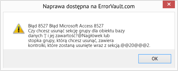Pobierz Błąd <?php echo $number; ?> (Błąd Microsoft Access 8527) Narzędzie naprawcze Fix Błąd Microsoft Access 8527 (Error Błąd 8527)