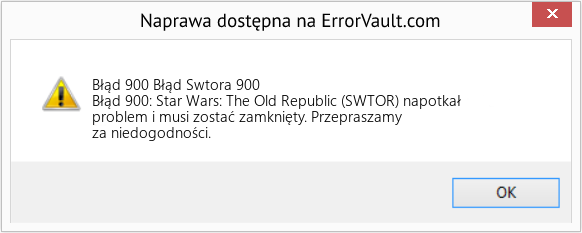 Fix Błąd Swtora 900 (Error Błąd 900)
