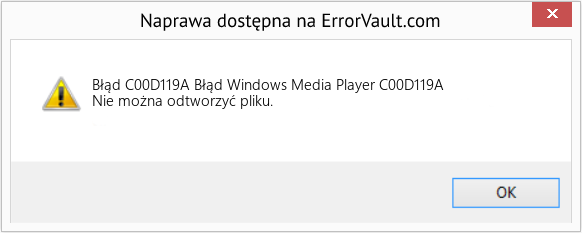Pobierz Błąd <?php echo $number; ?> (Błąd Windows Media Player C00D119A) Narzędzie naprawcze Fix Błąd Windows Media Player C00D119A (Error Błąd C00D119A)