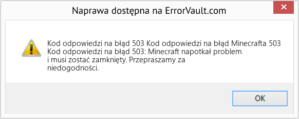 Pobierz Błąd <?php echo $number; ?> (Kod odpowiedzi na błąd Minecrafta 503) Narzędzie naprawcze Fix Kod odpowiedzi na błąd Minecrafta 503 (Error Kod odpowiedzi na błąd 503)