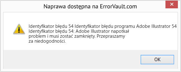 Fix Identyfikator błędu programu Adobe Illustrator 54 (Error Identyfikator błędu 54)