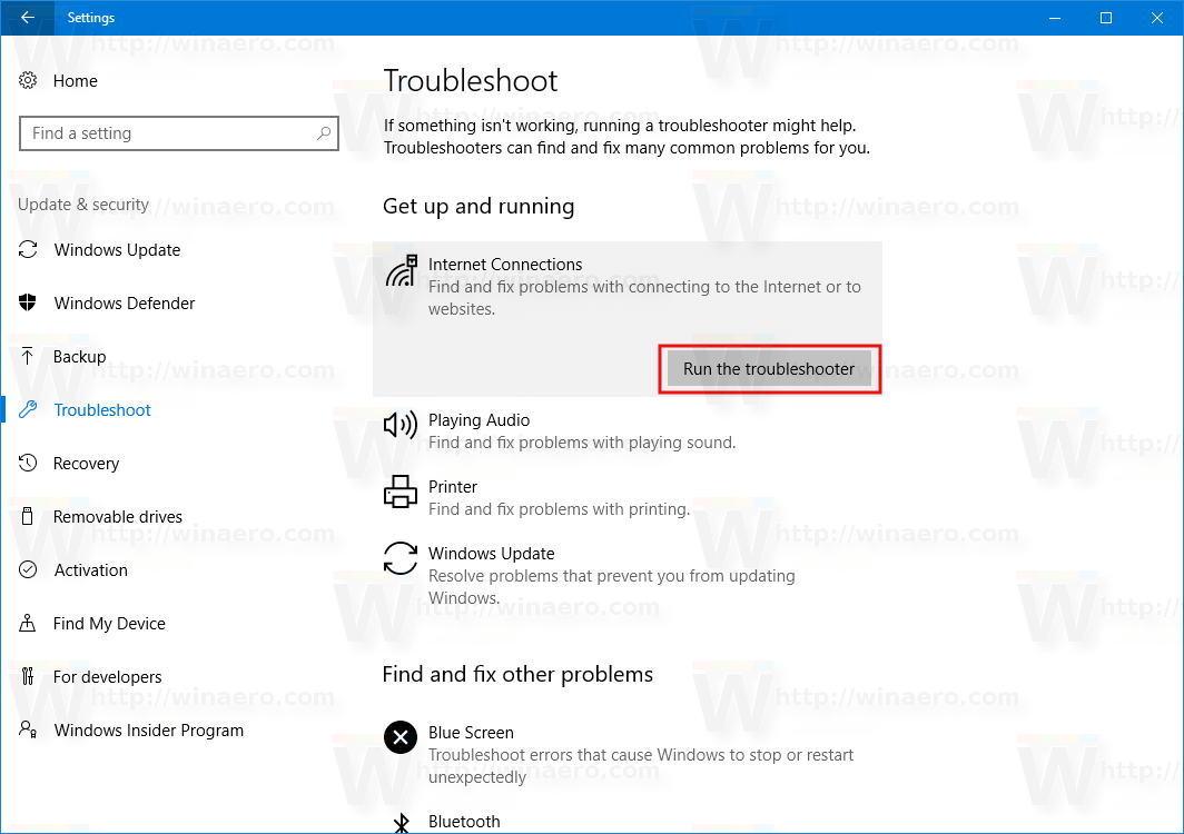 Click on Windows Update and then click Run the troubleshooter.
Follow the on-screen instructions to complete the troubleshooting process.