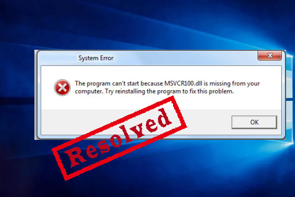 Connect the storage device to your computer experiencing the MSVCR100.dll error.
Open File Explorer on your computer and navigate to the System32 folder.