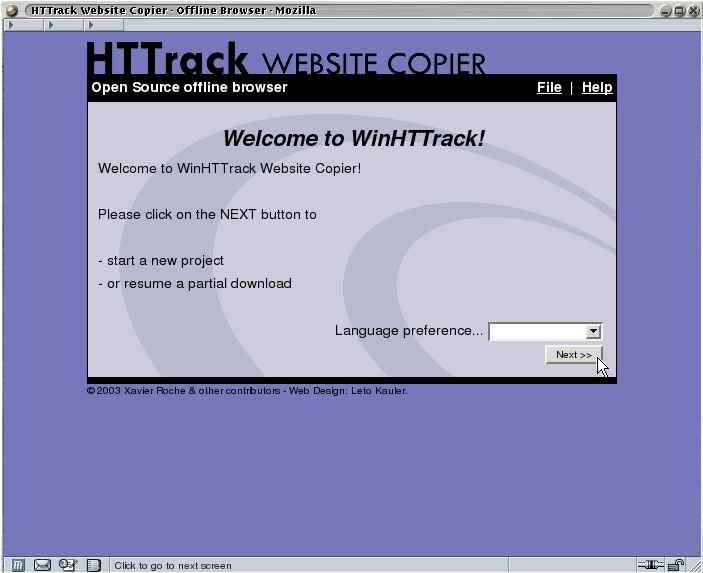 HTTrack Support Forum
HTTrack FAQs