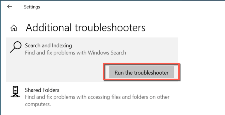 In the left sidebar, select Troubleshoot.
Scroll down and click on Additional troubleshooters.