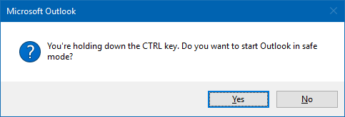 Method 1: Using the Run Command
Method 2: Holding Ctrl Key while Opening Outlook