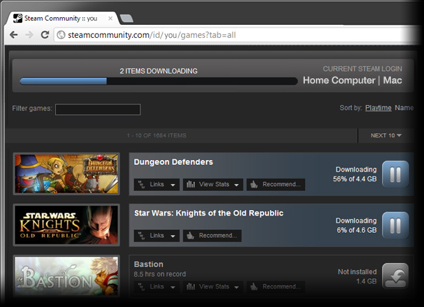 Visit the official website of Steam.
Navigate to the "Downloads" section.