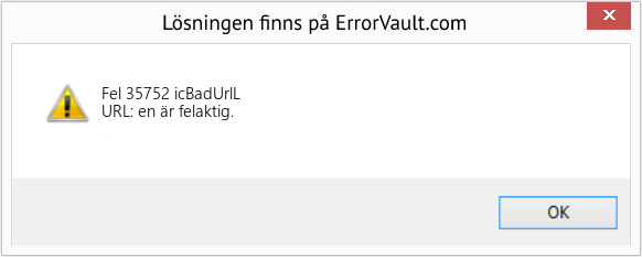Fix icBadUrlL (Error Fel 35752)