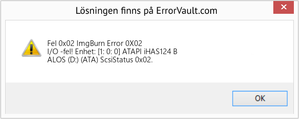 Fix ImgBurn Error 0X02 (Error Fel 0x02)