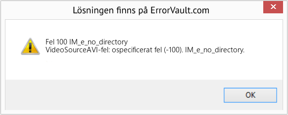 Download Error <?php echo $number; ?> (IM_e_no_directory) Repair Tool Fix IM_e_no_directory (Error Fel 100)