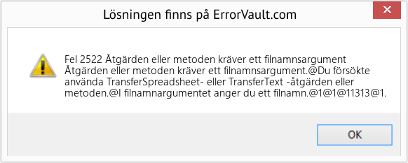 Download Error <?php echo $number; ?> (Åtgärden eller metoden kräver ett filnamnsargument) Repair Tool Fix Åtgärden eller metoden kräver ett filnamnsargument (Error Fel 2522)