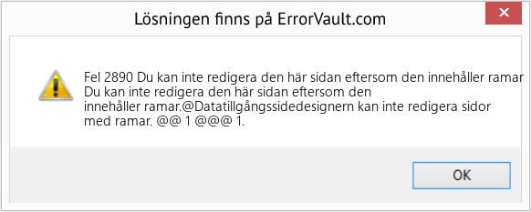 Download Error <?php echo $number; ?> (Du kan inte redigera den här sidan eftersom den innehåller ramar) Repair Tool Fix Du kan inte redigera den här sidan eftersom den innehåller ramar (Error Fel 2890)