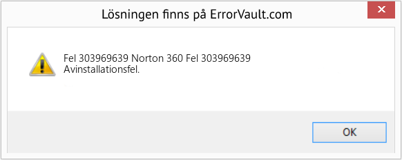 Fix Norton 360 Fel 303969639 (Error Fel 303969639)