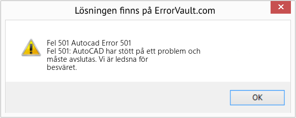 Download Error <?php echo $number; ?> (Autocad Error 501) Repair Tool Fix Autocad Error 501 (Error Fel 501)