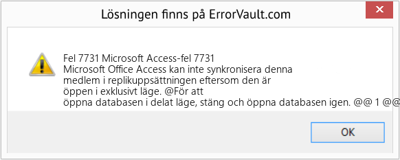 Download Error <?php echo $number; ?> (Microsoft Access-fel 7731) Repair Tool Fix Microsoft Access-fel 7731 (Error Fel 7731)