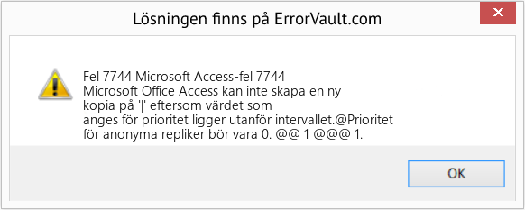 Download Error <?php echo $number; ?> (Microsoft Access-fel 7744) Repair Tool Fix Microsoft Access-fel 7744 (Error Fel 7744)