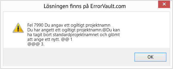 Download Error <?php echo $number; ?> (Du angav ett ogiltigt projektnamn) Repair Tool Fix Du angav ett ogiltigt projektnamn (Error Fel 7990)