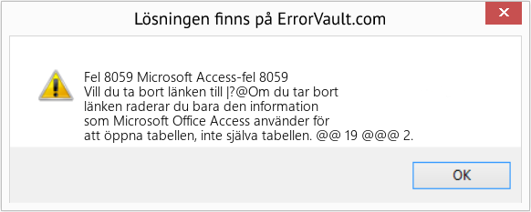 Download Error <?php echo $number; ?> (Microsoft Access-fel 8059) Repair Tool Fix Microsoft Access-fel 8059 (Error Fel 8059)
