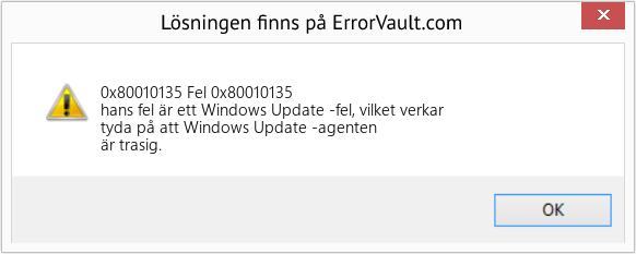 Fix Fel 0x80010135 (Error 0x80010135)